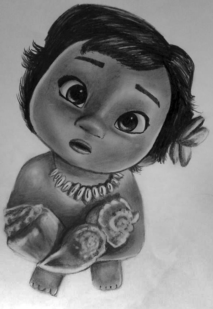 Moana Sketch at PaintingValley.com | Explore collection of Moana Sketch