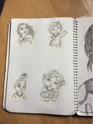 320x428 Moana Sketches - Moana Sketch