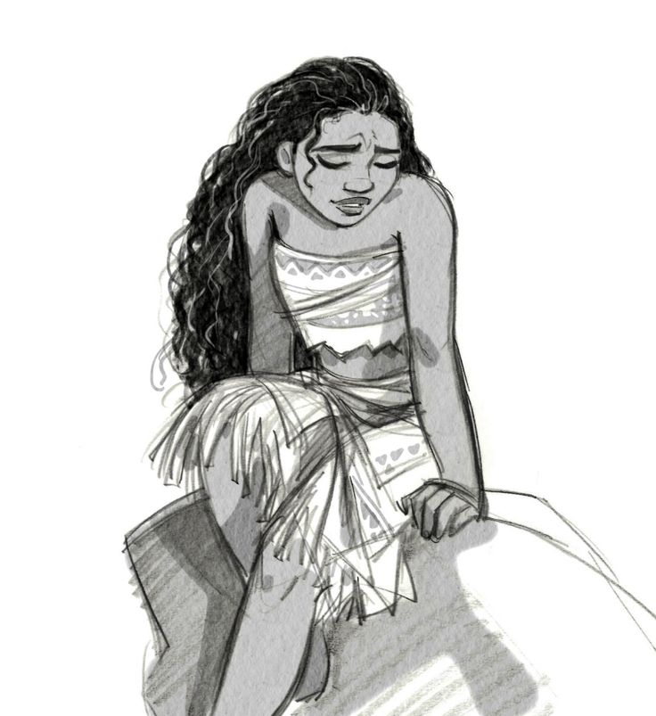 736x803 Image - Moana Sketch