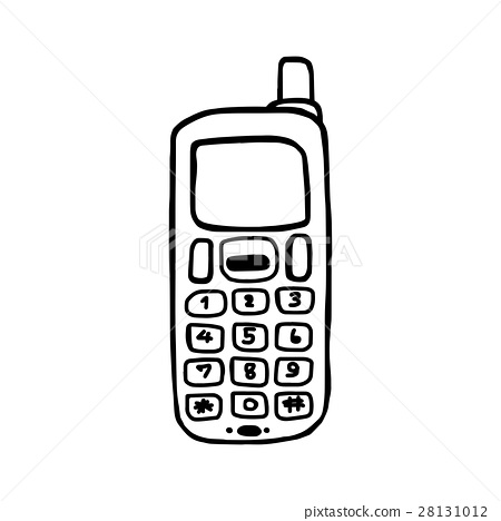 450x468 Hand Drawn Sketch Of Mobile Phone - Mobile Phone Sketch