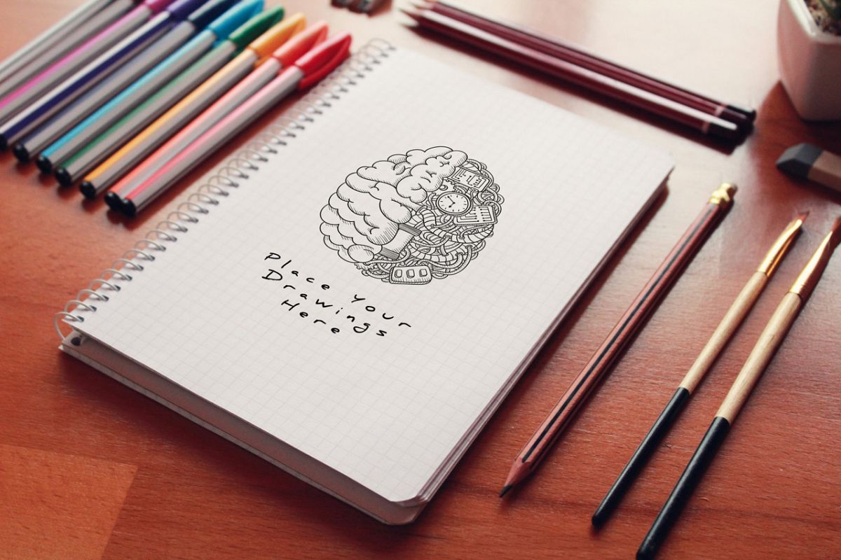 1200x800 Sketch Paper Mock Up - Mock Sketch