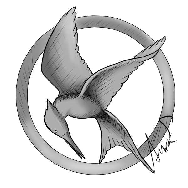 600x600 Mockingbird Drawing - Mockingbird Sketch