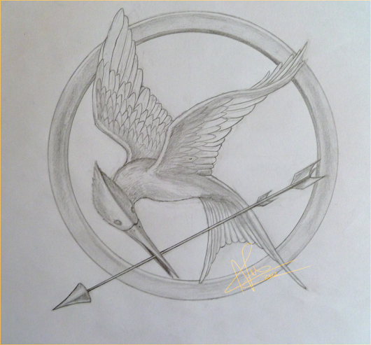 530x493 Look - Mockingjay Sketch