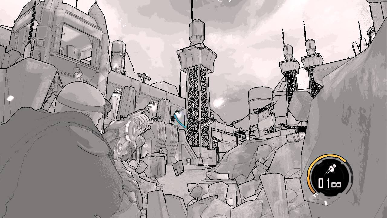 1280x720 Red Faction Armageddon Sketch Mode - Mode Sketch