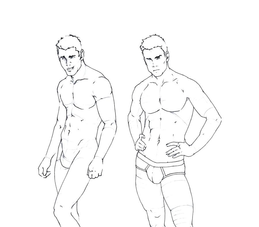 900x788 Model Sketch Template Fashion Model Sketch Template Male Male Body - Model Body Sketch