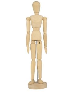 244x300 Poseable 12 Inch Sketch Model Wooden Human Body Artist Mannequin - Model Body Sketch