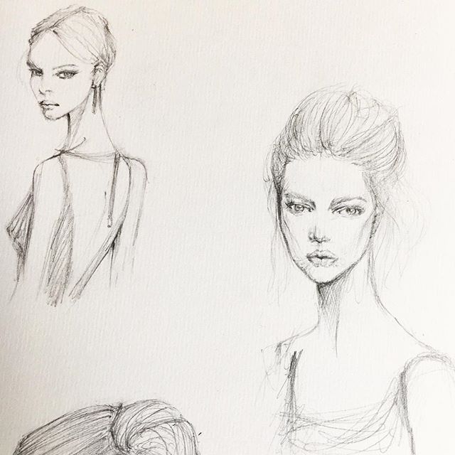 640x640 Fast Sketch Model Face!! - Model Face Sketch