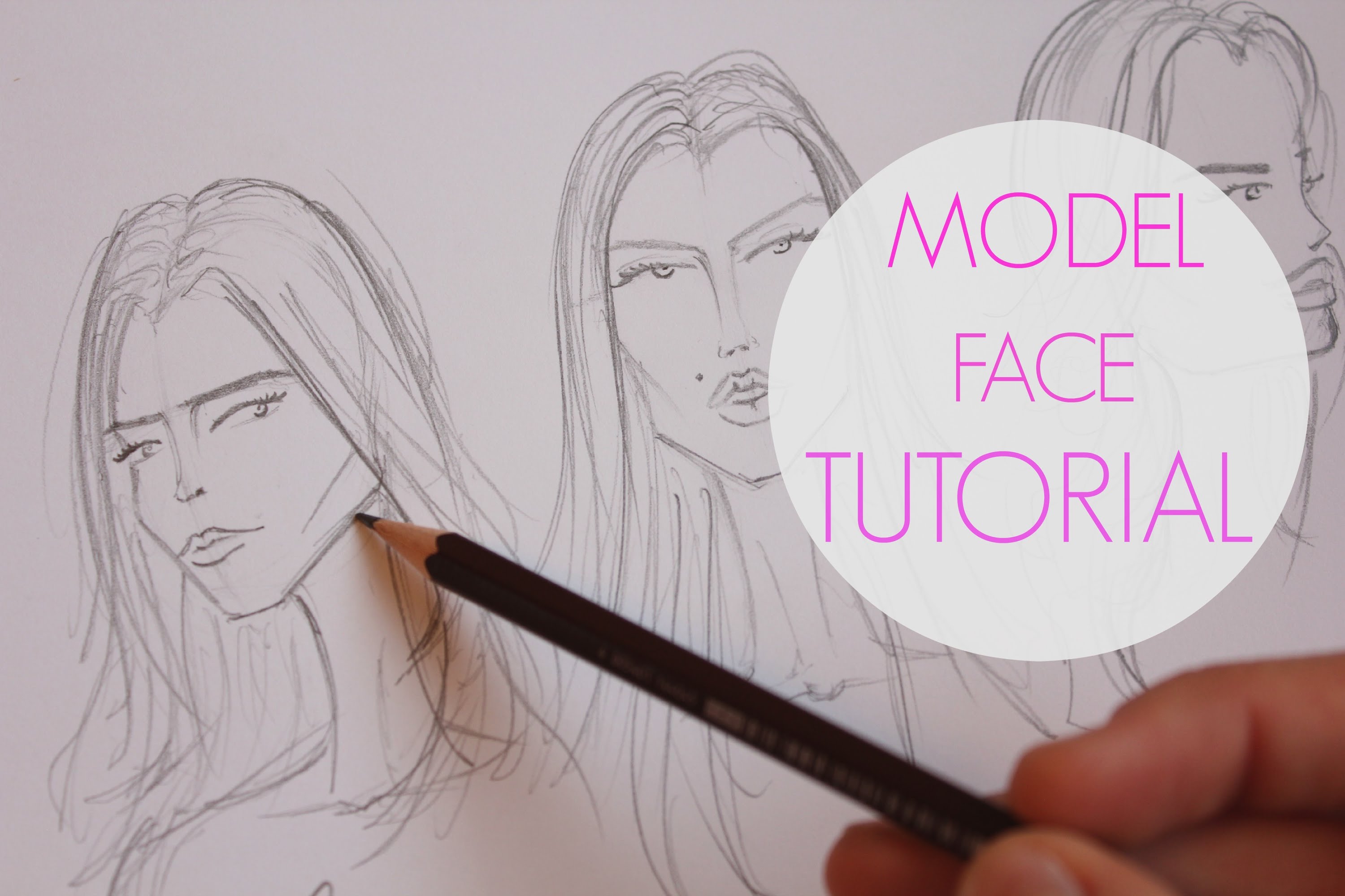 3000x2000 Shahdesign - Model Face Sketch