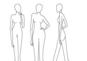 300x213 Figure Model Pose - Model Pose Sketch