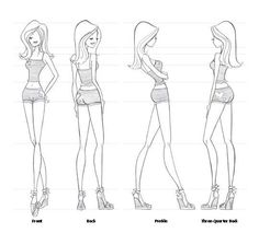 236x213 24 Best Fashion Game Images Fashion Illustrations - Model Pose Sketch