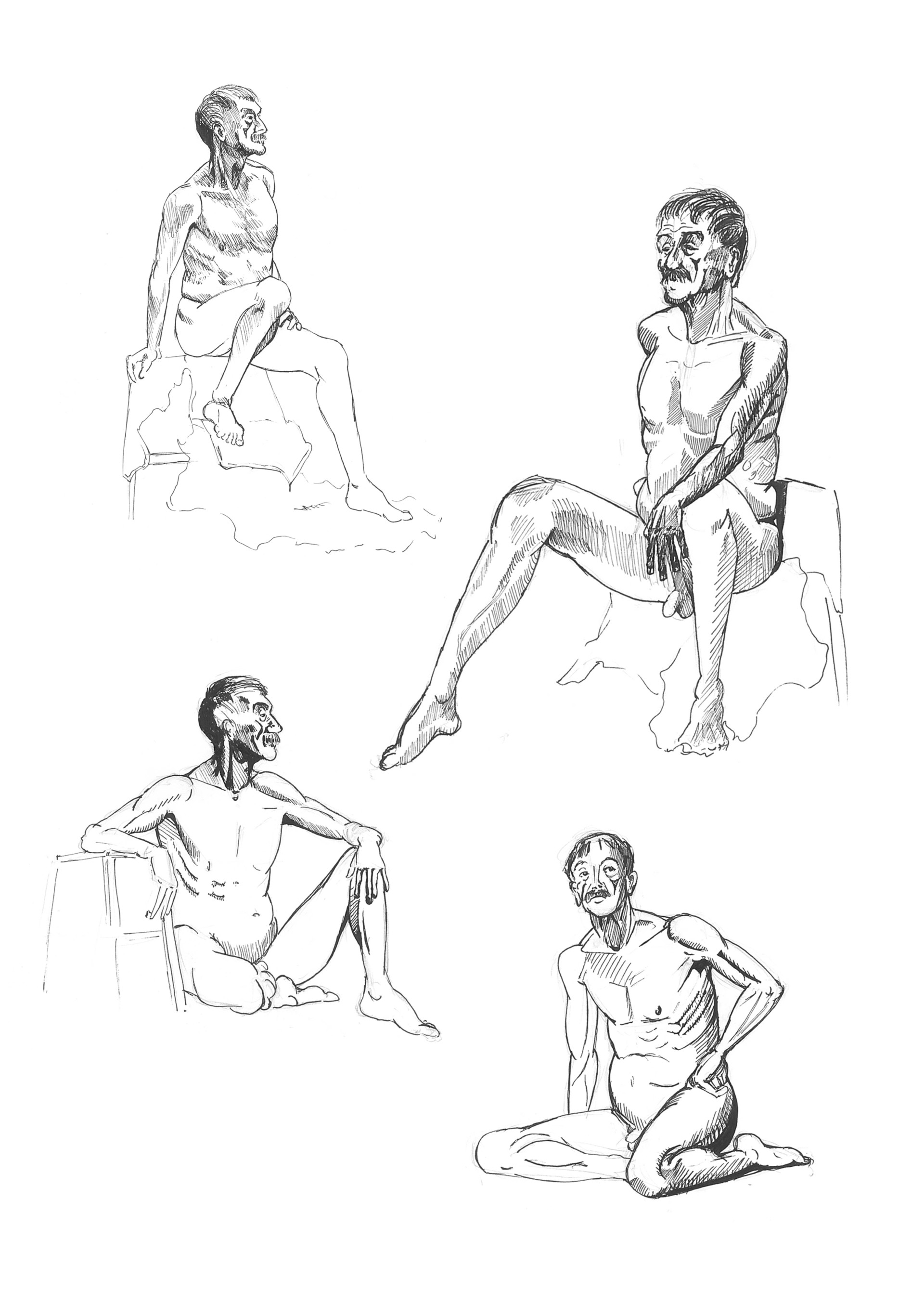 1920x2679 Arthur Praden - Model Pose Sketch