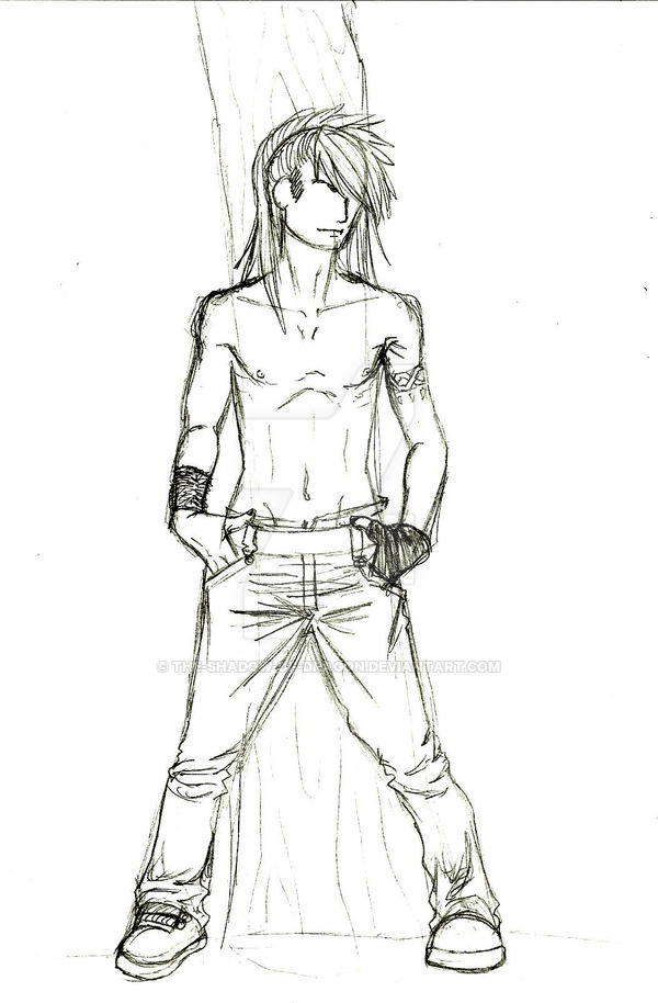 600x914 Boy Model Pose Sketch 011013 By V By The Shadow Of Dragon On - Model Pose Sketch
