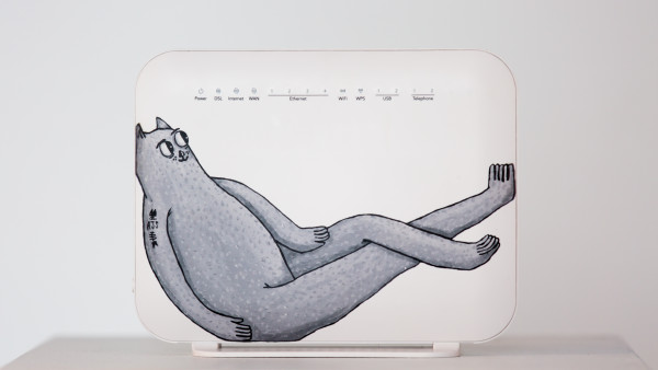 600x338 Modem Art With A Squid Ink Pen - Modem Sketch