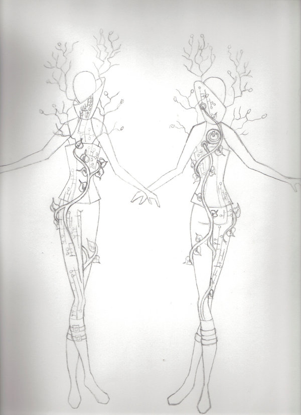 600x826 Mother Modem Nature Wip By Mirabellatook - Modem Sketch