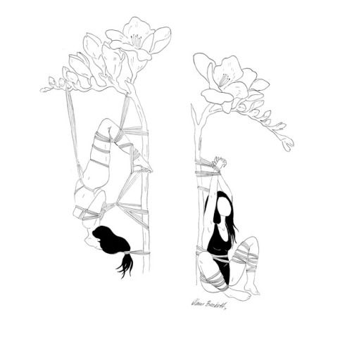 500x485 Shibartiste The Left, Some Friends, Mynd Nihil Tied By Dirty - Modem Sketch