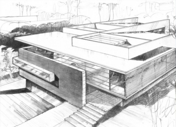 Modern Architecture Sketches At Paintingvalley Com Explore Collection Of Modern Architecture