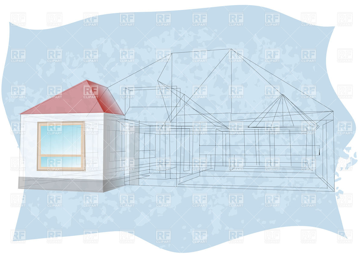 1200x849 Architecture - Modern House Sketch