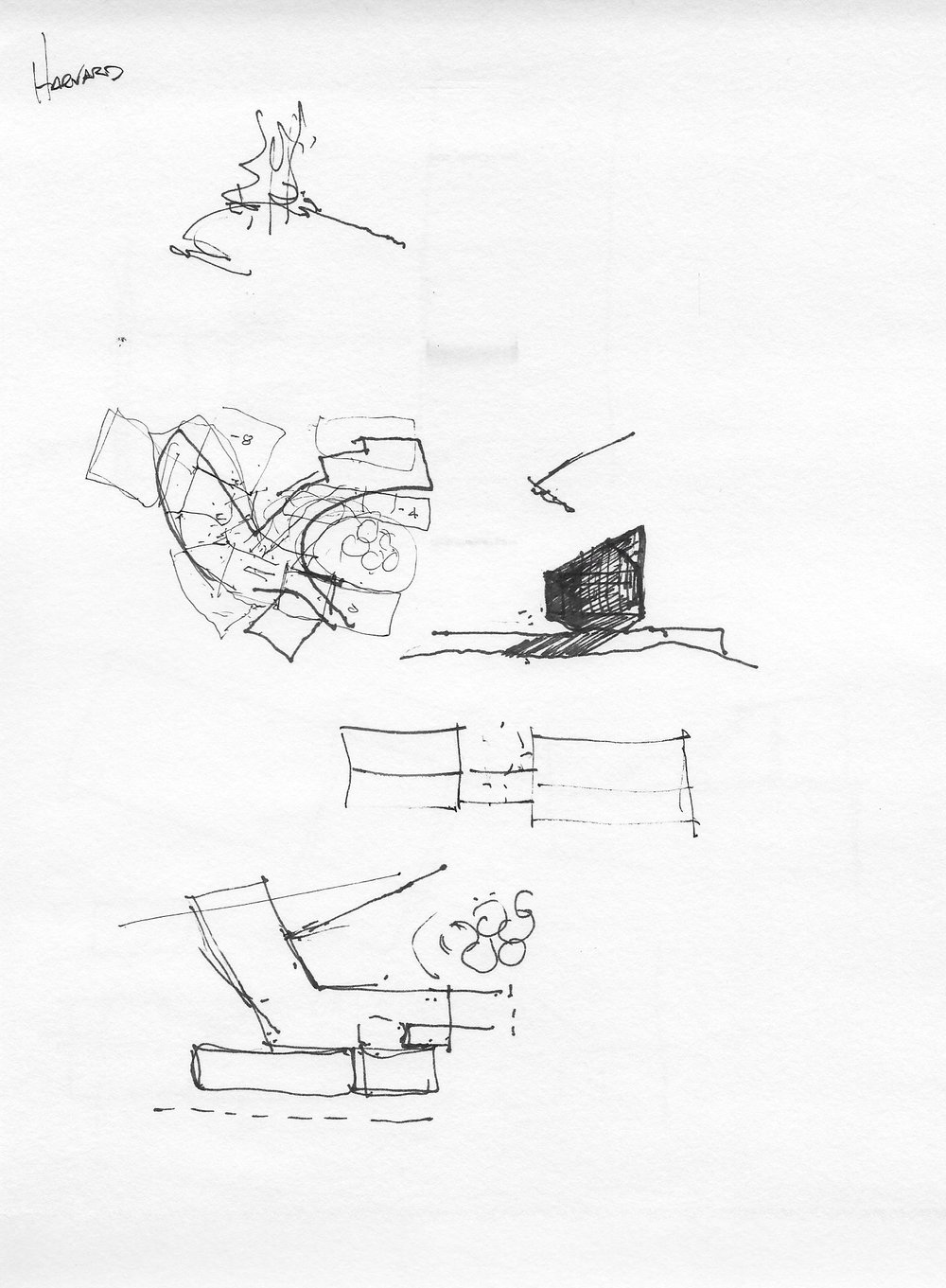 1000x1361 Sketches Randy Bens Architect - Modern Sketches