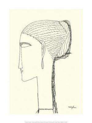 300x400 Modigliani Drawings - Modigliani Sketches