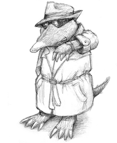 450x548 Mole Sketched Out - Mole Sketch