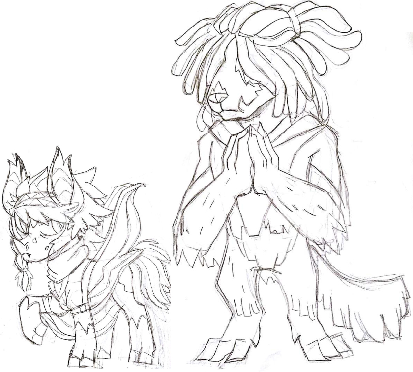 840x758 Sketch] Grimoire And Mole By Dbkit - Mole Sketch