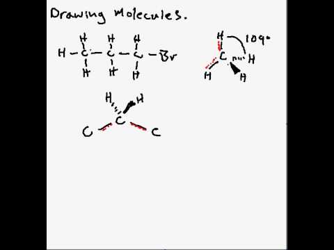 480x360 Drawing Molecules For A Level Chemistry - Molecule Sketch