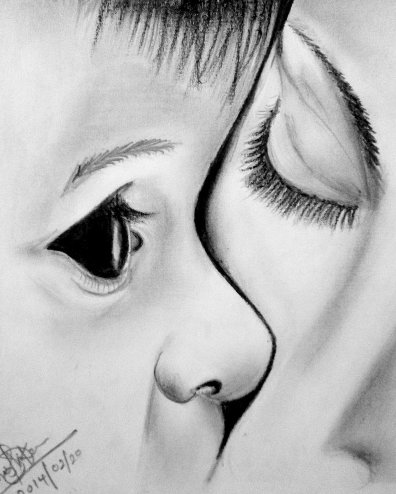Mom And Baby Sketch At Paintingvalley Com Explore Collection Of