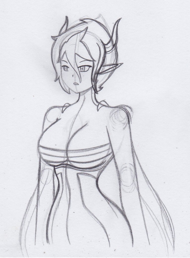 767x1041 Dragon Mom Sketch By Db Palette - Mom Sketch