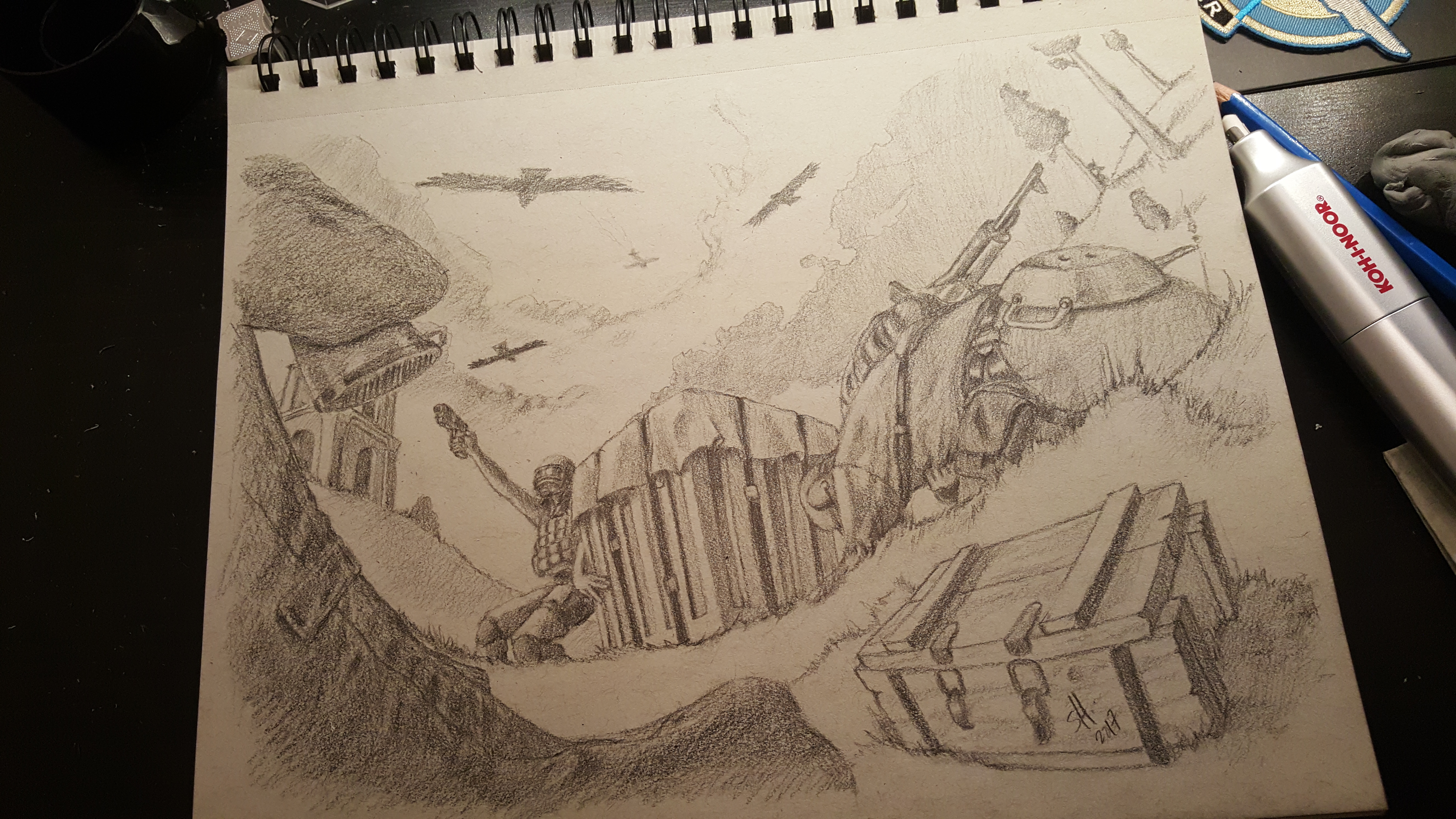 5312x2988 Player Unknown Battlegrounds Moment - Moment Sketch