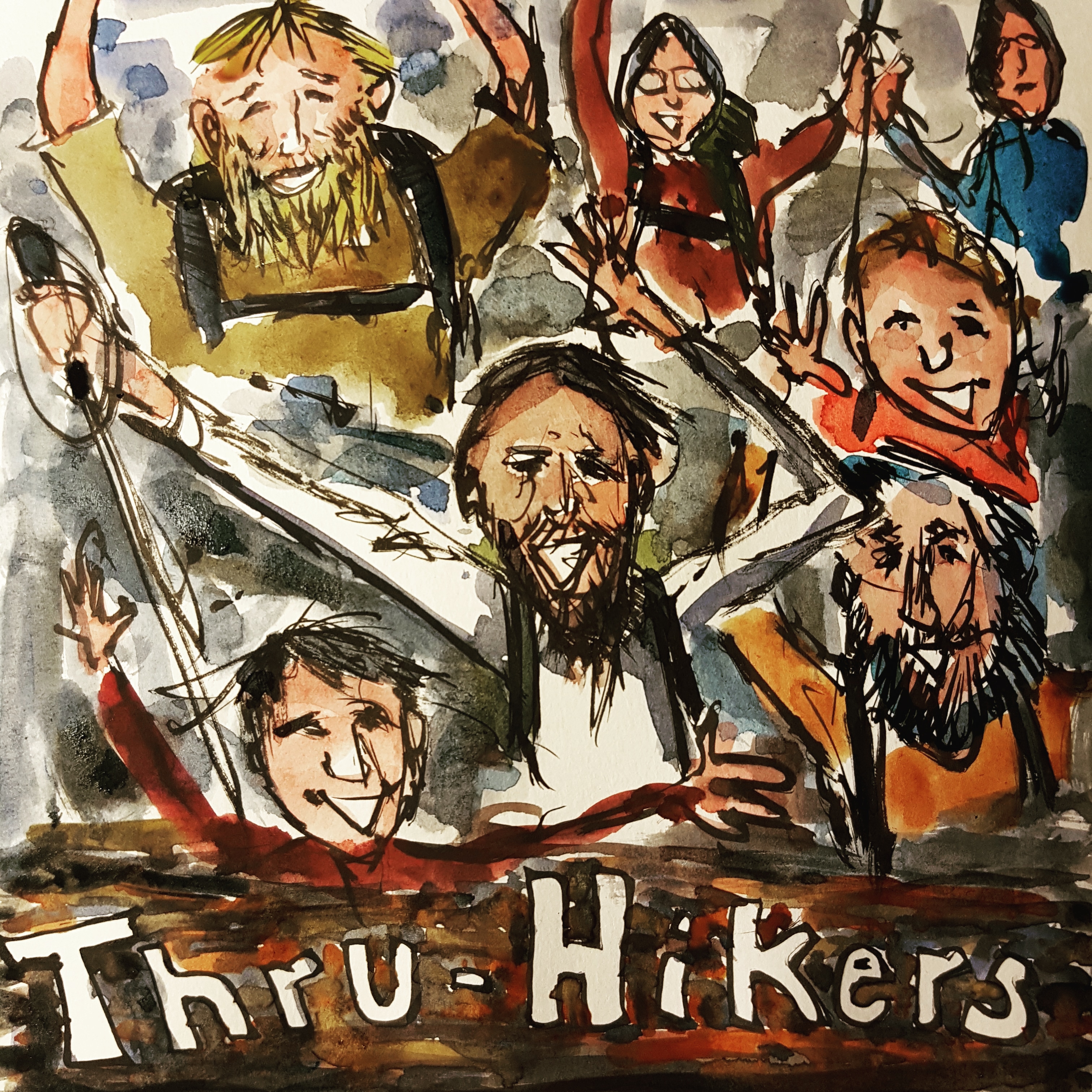 3024x3024 Sketching Ways To Guide Hikers Along The Paths - Moment Sketch