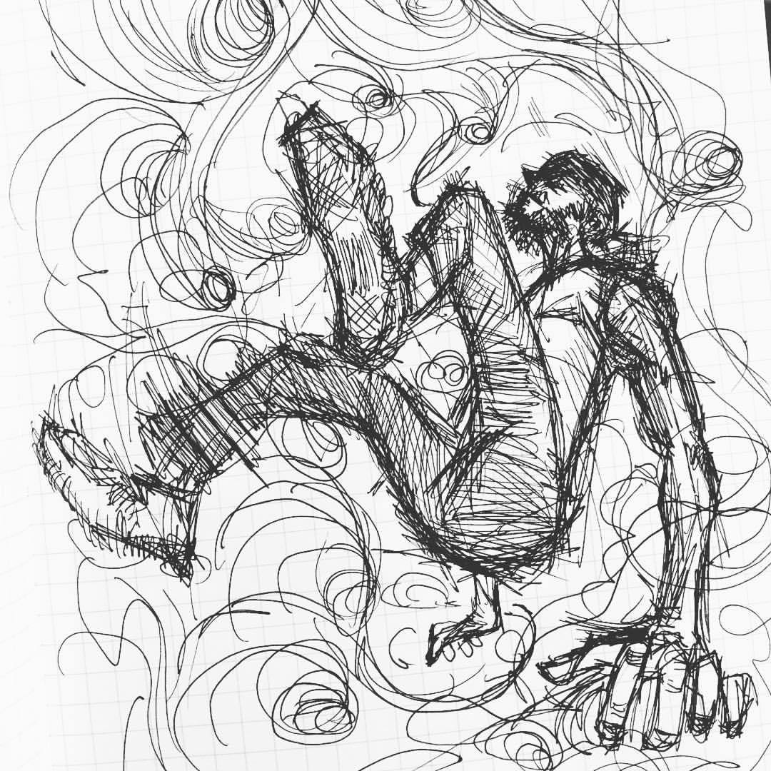 1080x1080 Toto Workshop God And Devil Part 32, The Liquid Moment. - Moment Sketch