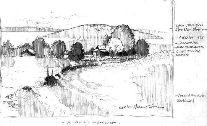 700x427 The Painting Of A Quiet Moment By Curtis Wilson Cost - Moment Sketch