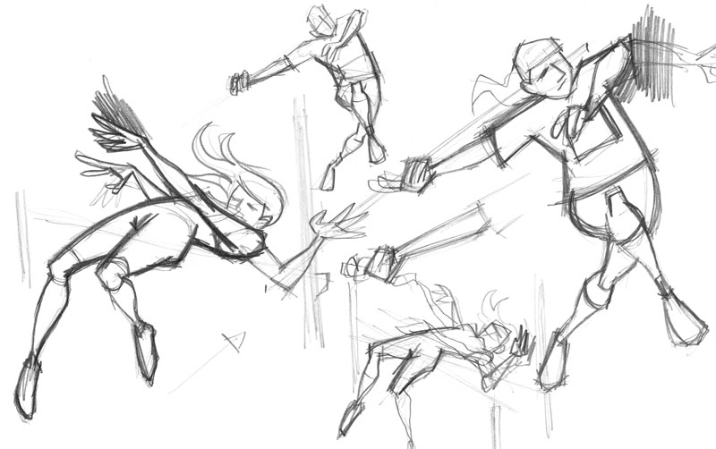 800x502 Track And Field Sketches - Moment Sketch