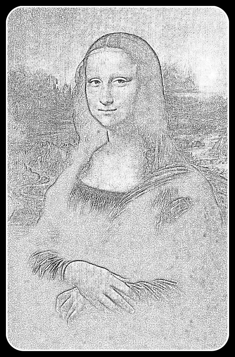 Mona Lisa Etch A Sketch at PaintingValley.com | Explore collection of ...