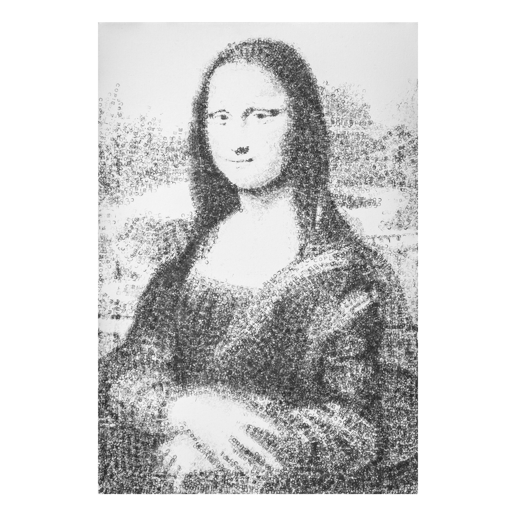 2048x2048 Mona Lisa Art By Soline - Mona Lisa Sketch