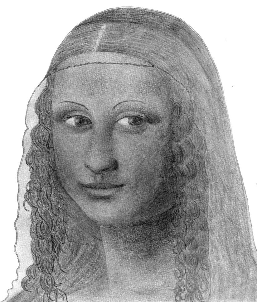 Mona Lisa Sketch at PaintingValley.com | Explore collection of Mona ...