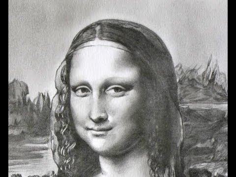 480x360 Mona Lisa Speed Draw - Mona Lisa Sketch