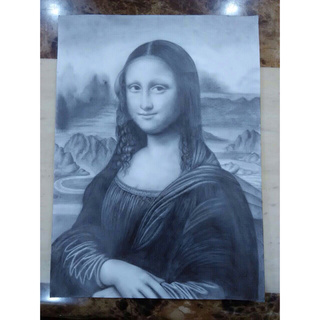 Mona Lisa Sketch at PaintingValley.com | Explore collection of Mona ...