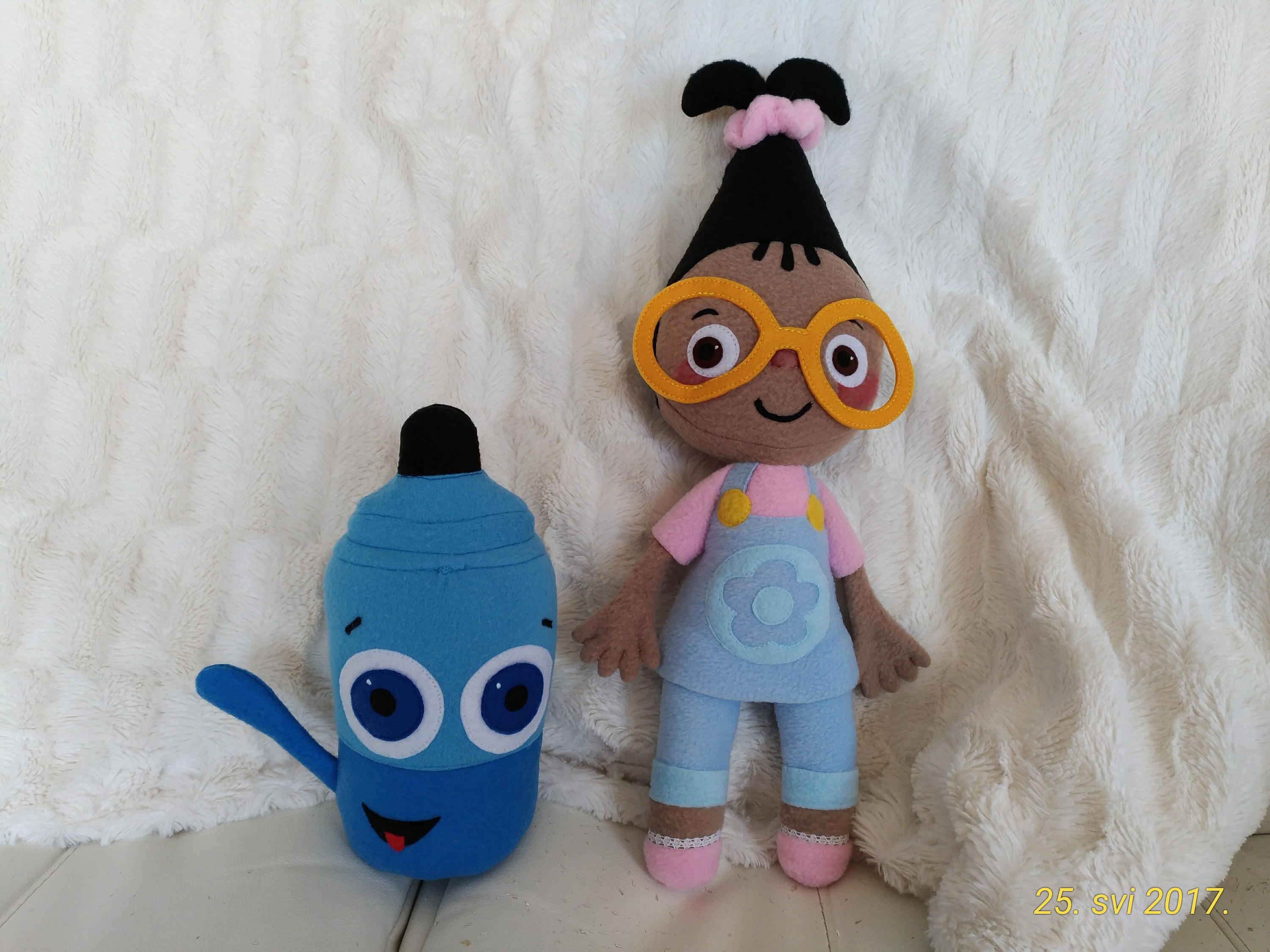 3000x2250 Plush Toys Just Like Mona And Sketch Babytv Etsy - Mona Sketch