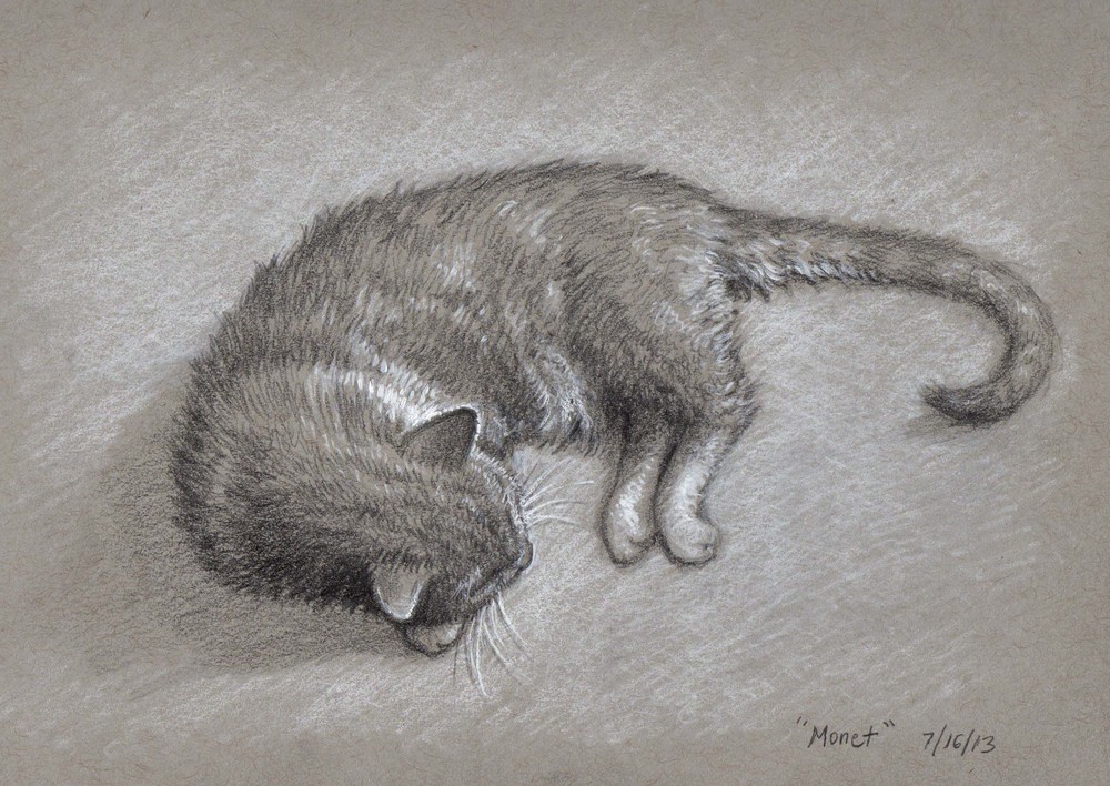 1000x708 Drawings And Sketches David Geister - Monet Sketches