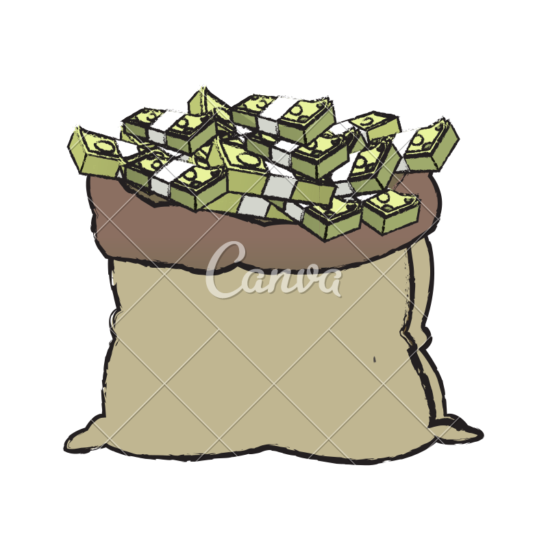 Money Bag Sketch at Explore collection of Money Bag Sketch