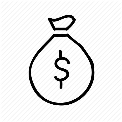 512x512 Banking, Drawn, Finance, Financial, Money, Money Bag, Sketch Icon - Money Bag Sketch