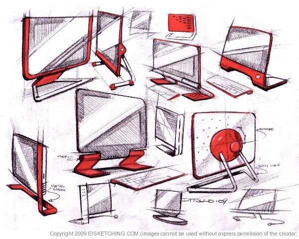 600x480 Monitor Design Sketches Sketching Sketches - Monitor Sketch