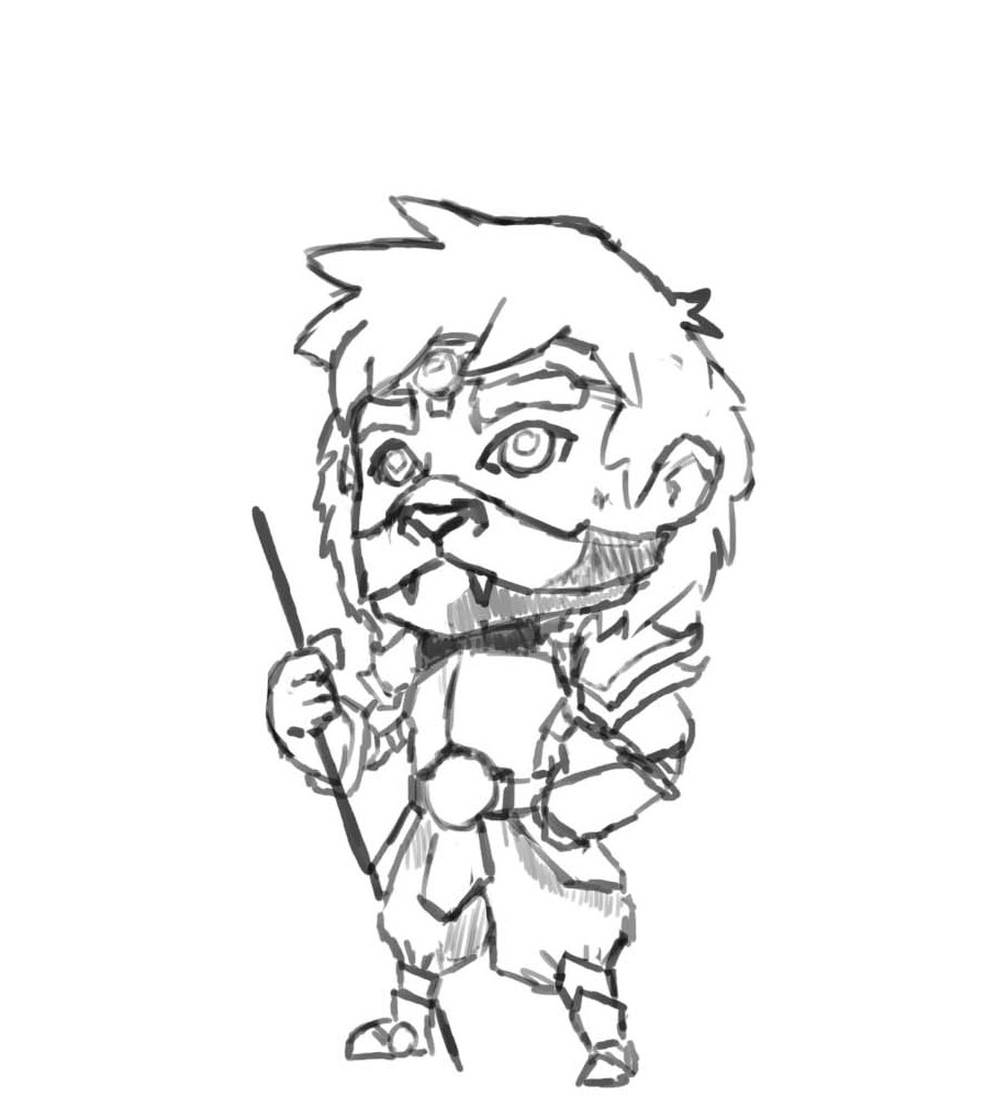 918x1019 Thoben, Master Monk ( Sketch) By Mostmarvelous On Newgrounds - Monk Sketch