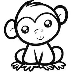 236x236 How To Draw A Cartoon Monkey With This Easy To Follow Step By Step - Monkey Sketch Easy