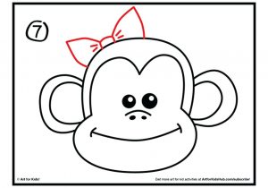 300x210 Easy Monkey Sketch How To Draw A Monkey For Kids Drawingforall - Monkey Sketch For Kids