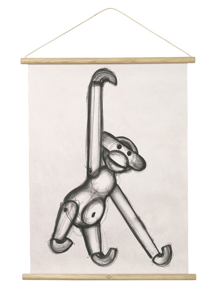 745x1000 Monkey Photo Of Sketch 40x56cm - Monkey Sketch Images