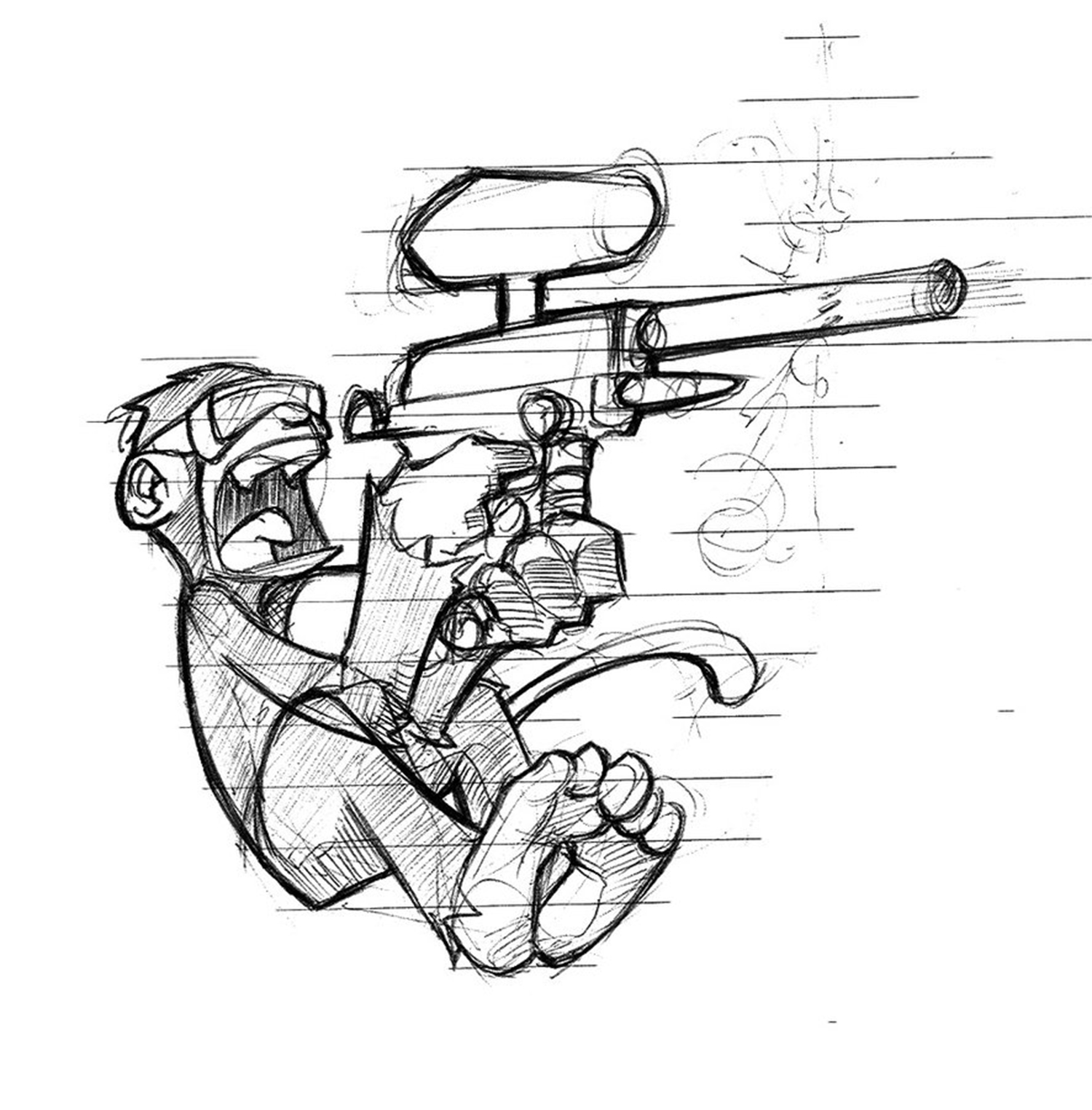 1500x1525 Monkey Sketch Perion Prince Production - Monkey Sketch Images