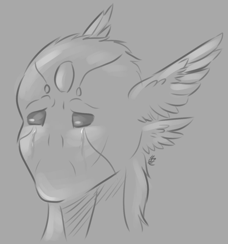 865x924 Silenced Sketch By Monochromatic Dragon - Monochromatic Sketch