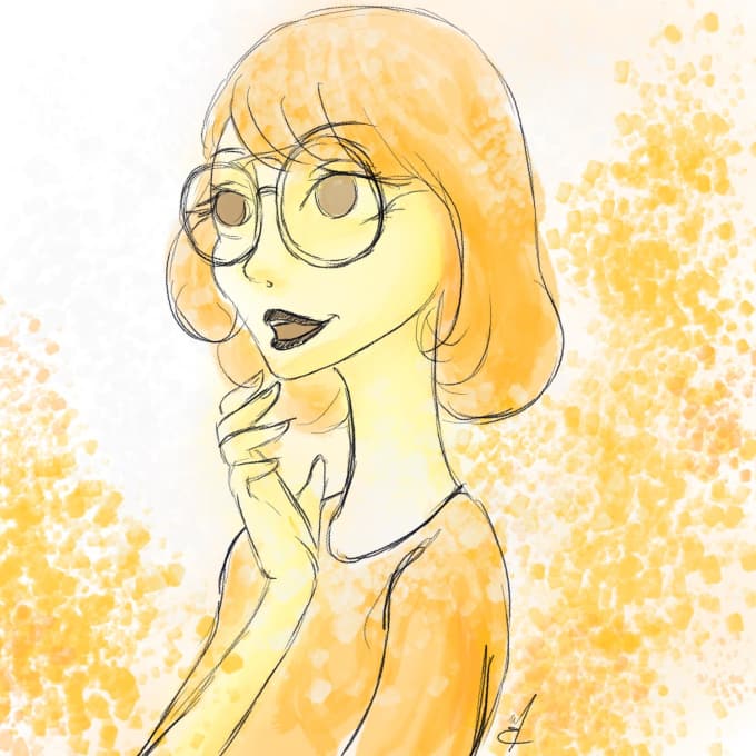 680x680 Sketch A Monochromatic Portrait By Mariaelenaart - Monochromatic Sketch